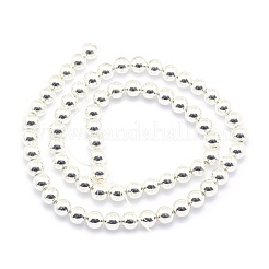 Electroplate Non-magnetic Synthetic Hematite Beads Strands&nbsp;G-L485-01C-S
