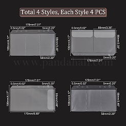 AHADEMAKER 16Pcs 4 Style A6 Size 6 Holes Binder Pockets&nbsp;ABAG-GA0001-17