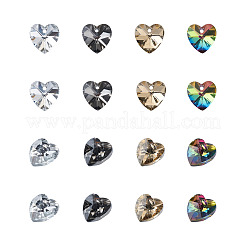 Electroplated Glass Charms&nbsp;EGLA-TA0001-07
