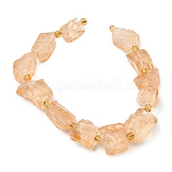 Raw Rough Natural Quartz Crystal Beads Strands&nbsp;G-Z131-J01-08