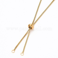 304 Stainless Steel Box Chain Slider Necklace Making&nbsp;AJEW-JB00786