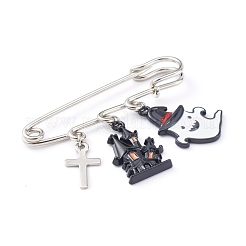 Iron Safety Brooch for Halloween&nbsp;JEWB-BR00048-03