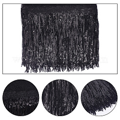 5 Yards Sparkle Polyester Tassel Lace Trim&nbsp;OCOR-GA0001-55B