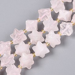 Natural Rose Quartz Beads Strands&nbsp;G-Q608-07A-02