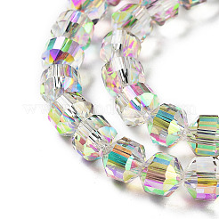 Electroplate Rondelle Glass Beads Strands&nbsp;EGLA-A036-09A-FR02