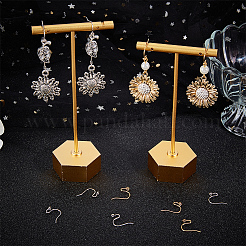 12Pcs 2 Colors Brass Earring Hooks&nbsp;FIND-BBC0002-68