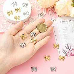 16Pcs 2 Colors Ion Plating(IP) 304 Stainless Steel Charms&nbsp;STAS-SC0010-51
