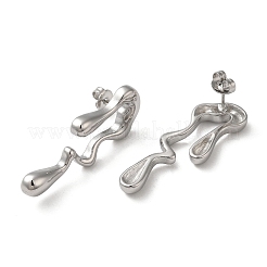 Non-Tarnish 304 Stainless Steel Stud Earrings&nbsp;STAS-Q252-31P