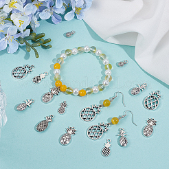 80Pcs 8 Styles Tibetan Style Alloy Charms&nbsp;TIBEP-SC0003-25