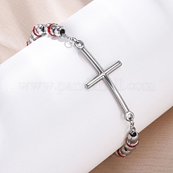 201 Stainless Steel Link Chain Bracelets&nbsp;BJEW-A032-01P-03