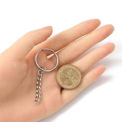 304 Stainless Steel Split Key Rings&nbsp;KEYC-JKC01372-02
