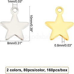304 Stainless Steel Charms&nbsp;STAS-UN0016-66