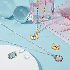 200Pcs DIY 2 Colors Pendants Making Kits&nbsp;DIY-PH0002-31