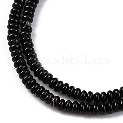 Natural Black Banded Agate(Dyed & Heated) Beads Strands&nbsp;G-C171-B02-02