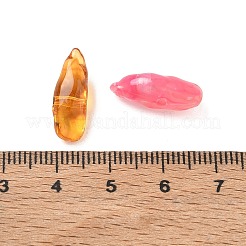 Two Tone Imitation Gemstone Style Acrylic Beads&nbsp;AC-CBA6852-01A