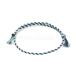 5Pcs Macrame Cotton Braided Cord Anklets Set&nbsp;AJEW-AN00486-04