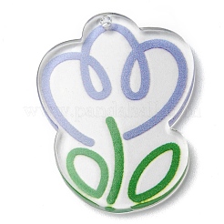 Transparent Acrylic Pendants&nbsp;MACR-Q160-02F