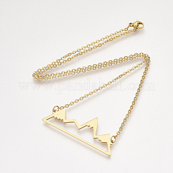 201 Stainless Steel Pendant Necklaces&nbsp;NJEW-T009-JN104-2-40