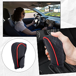 1Pc Imitation Leather Car Gearshift Cover&nbsp;AJEW-CL0003-29B