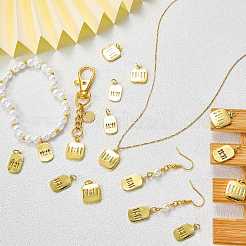 10Pcs Rack Plating Brass Pendants&nbsp;KK-SZ0003-13