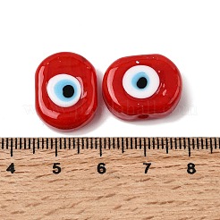Handmade Evil Eye Lampwork Beads&nbsp;LAMP-G168-02-10