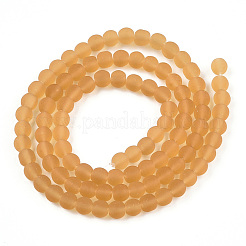 Transparent Glass Beads Strands&nbsp;GLAA-T032-T4mm-MD08