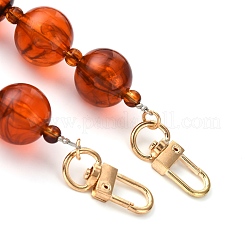 Acrylic Round Beaded Bag Handles&nbsp;FIND-WH0111-99