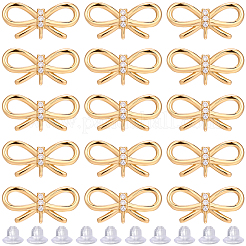 20Pcs Brass Stud Earring Findings&nbsp;KK-SC0007-79