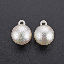 Electroplated ABS Plastic Imitation Pearl Pendants&nbsp;X-KY-T023-004