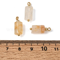 Natural Yellow Hematoid Quartz Pendants&nbsp;GG-CBACE45-02G-06