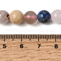 Natural Mixed Gemstone Beads Strands&nbsp;G-L653-C01-8mm