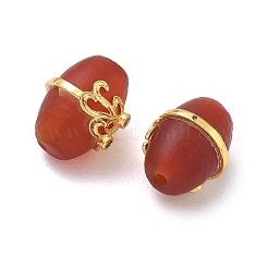 Natural Carnelian Oval Beads&nbsp;GG-D002-04G