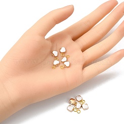 10Pcs Heart Alloy Enamel Charms&nbsp;ENAM-YW0002-92
