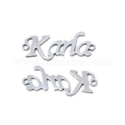 Non-Tarnish 304 Stainless Steel Connector Charms&nbsp;STAS-N095-120