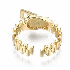 Brass Cuff Rings&nbsp;RJEW-Q161-012-NF