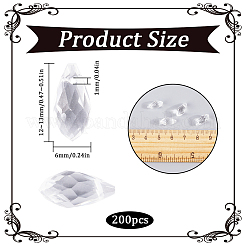 200Pcs Glass Beads Strands&nbsp;EGLA-SP0001-03