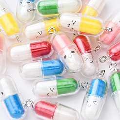 50Pcs 10 Colors Spray Painted Synthetic Turquoise Beads&nbsp;G-YW0001-99B