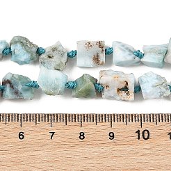 Raw Rough Natural Larimar Beads Strands&nbsp;G-D101-A06-02