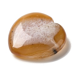 Natural Carnelian Love Heart Ornaments&nbsp;DJEW-Z007-01B