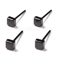 Hypoallergenic Bioceramics Zirconia Ceramic Square Stud Earrings&nbsp;EJEW-Z023-07C