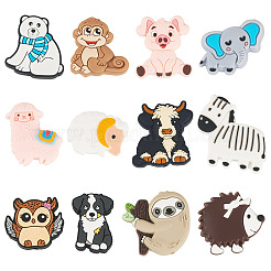 Cartoon Animals Silicone Beads&nbsp;SIL-TA0002-70