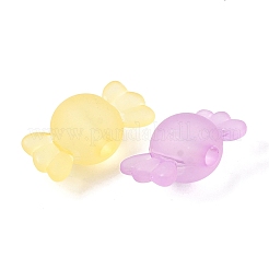 Frosted Transparent Acrylic Beads&nbsp;FACR-C001-01D