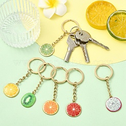 Alloy Enamel Keychains&nbsp;KEYC-YW00233-01