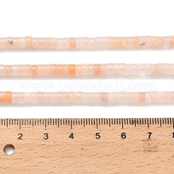 Natural Pink Aventurine Beads Strands&nbsp;G-Z110-A10-2x4mm-05