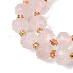 Natural Rose Quartz Beads Strands&nbsp;G-D105-B06