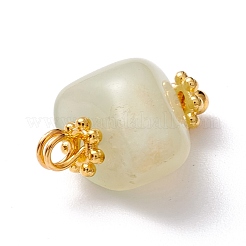 Natural Xiuyu Jade Charms&nbsp;PALLOY-JF01093-03