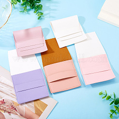 5Pcs 5 Ccolors Square PU Leather Envelope Pouches&nbsp;ABAG-TA0001-77