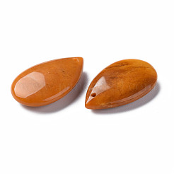 Natural Yellow Jade Pendants&nbsp;G-N0326-86