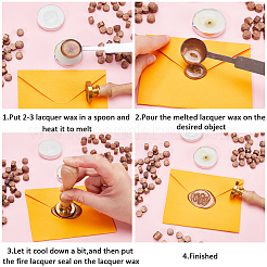 100Pcs Octagon Sealing Wax Particles&nbsp;DIY-CP0009-40A