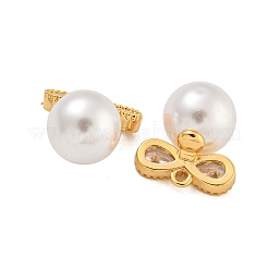 Brass Cubic Zirconia Pendants&nbsp;KK-U036-15G